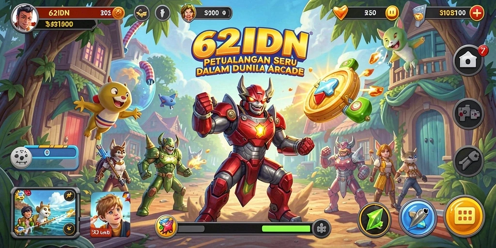 Tangkapan layar gameplay 62IDN yang menampilkan aksi seru dan karakter menarik.