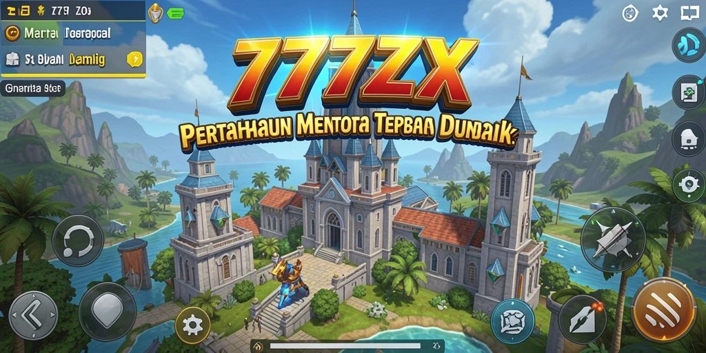 Tampilan permainan Tower Defense yang mendebarkan dan strategis.