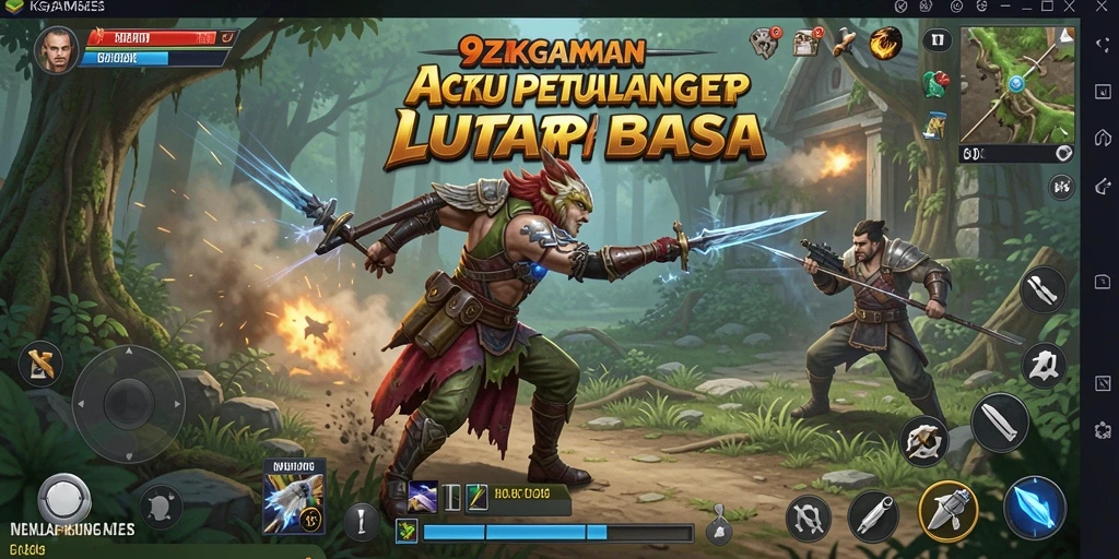Tampilan gameplay menegangkan dan grafis yang memukau di 9ZKGAMES.