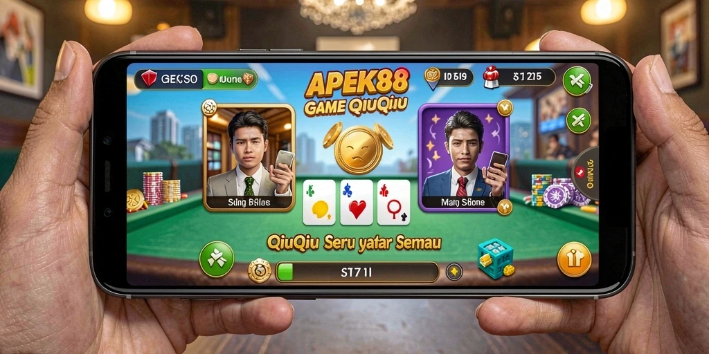 Tampilan gameplay QiuQiu menarik di APEK88.