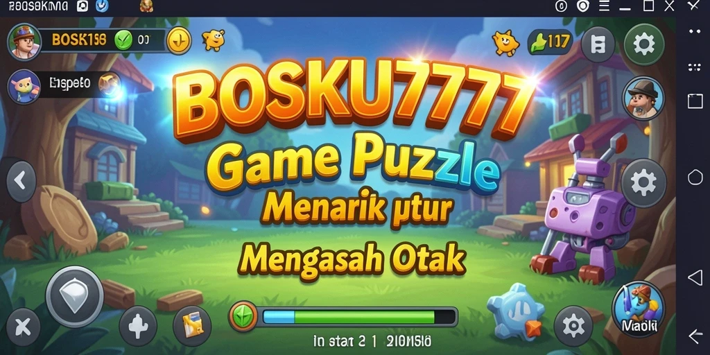 Tampilan gameplay seru dalam BOSKU777 yang penuh teka-teki.