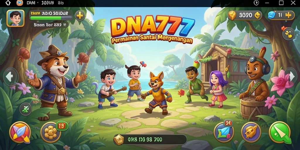 Tangkapan layar game DNA777 menampilkan gameplay yang menghibur dan santai.