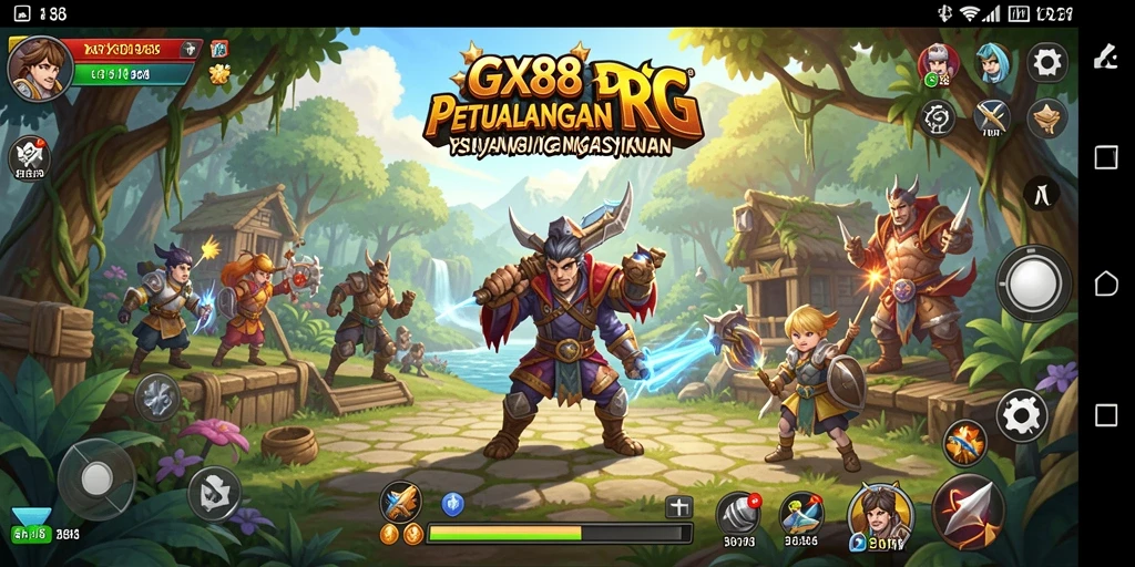 Tampilan aksi gameplay seru di GX88.