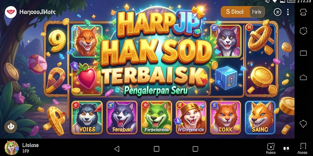 Screenshot gameplay yang menampilkan keseruan bermain Slot HARAPJP.
