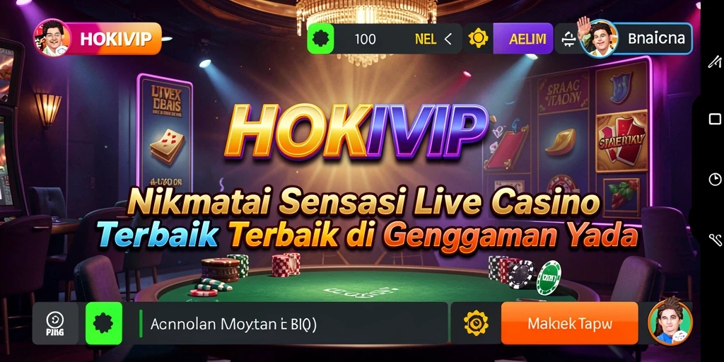 Tampilan gameplay HOKIVIP yang menarik dan interaktif.