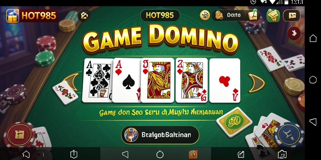 Tampilan gameplay seru dan interaktif dari HOT985.