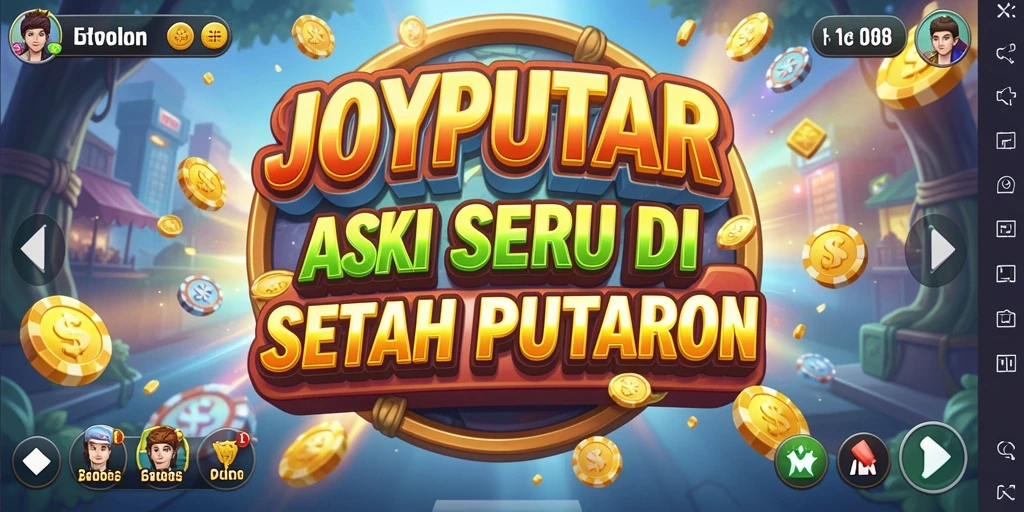 Screenshot gameplay JOYPUTAR yang menggambarkan aksi seru.
