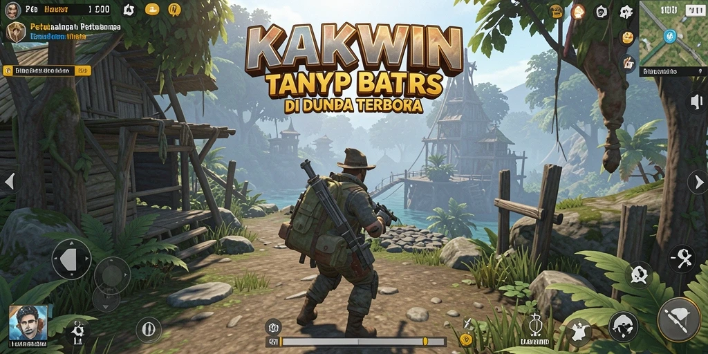 Screenshot KAKWIN menampilkan suasana gameplay yang mendebarkan dalam dunia terbuka.