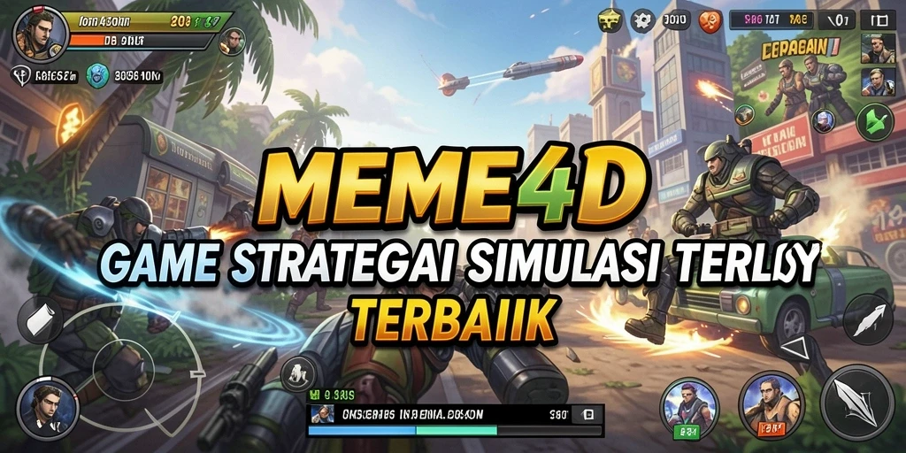 Screenshot gameplay MENDE4D yang menampilkan aksi strategi seru.