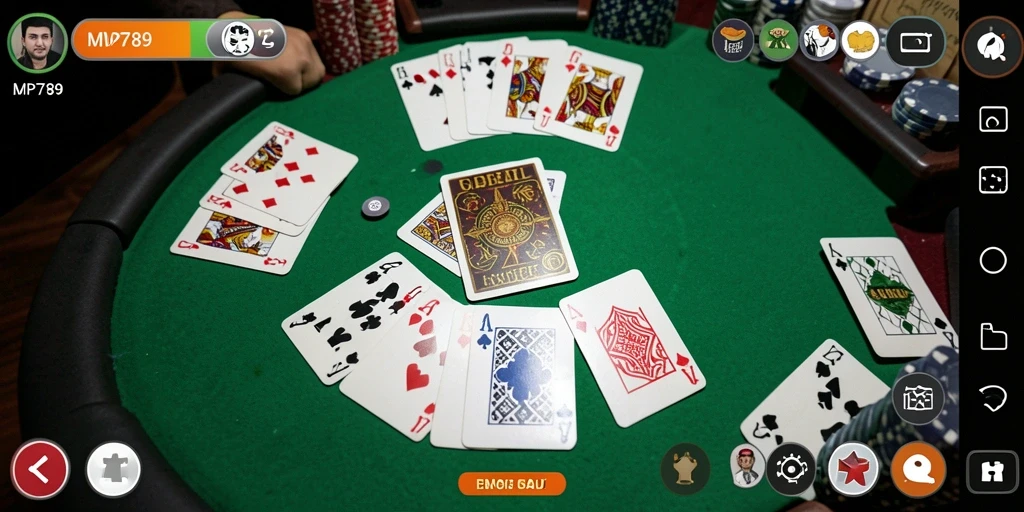 Tampilan gameplay Gaple yang seru dan interaktif.
