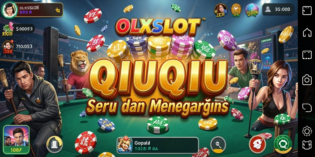 Tampilan menarik dari gameplay QiuQiu di OLXSLOT.