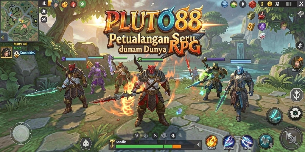 Gameplay menawan dan seru dalam dunia RPG PLUTO88.