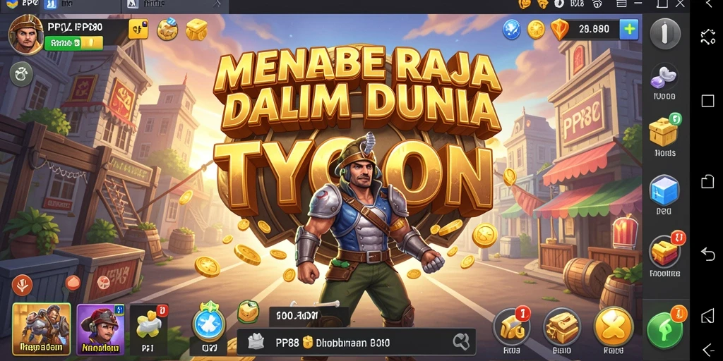 Gameplay PP88 yang menampilkan strategi bisnis yang mendalam.
