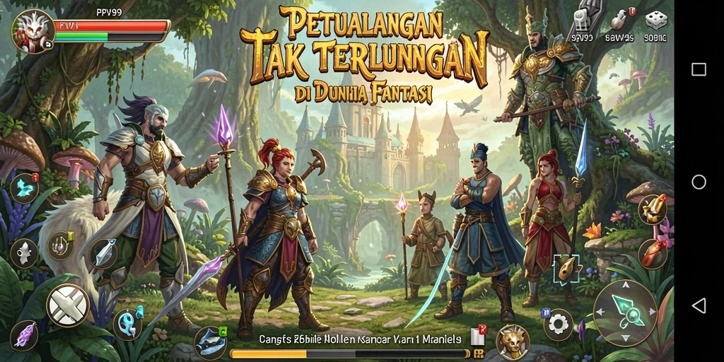 Tampilan gameplay PPV99 yang menakjubkan di dunia petualangan.