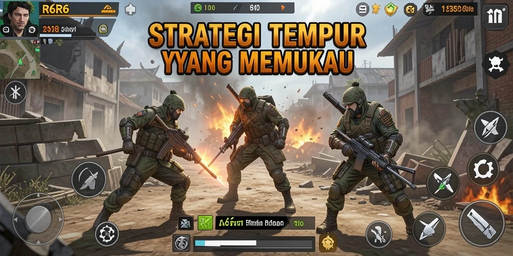 Tampilan menakjubkan dari gameplay strategi R6R6.