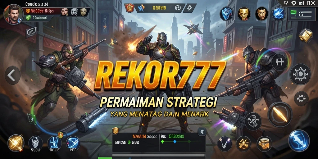 Tampilan gameplay menantang di REKOR777 dengan strategi mendalam.