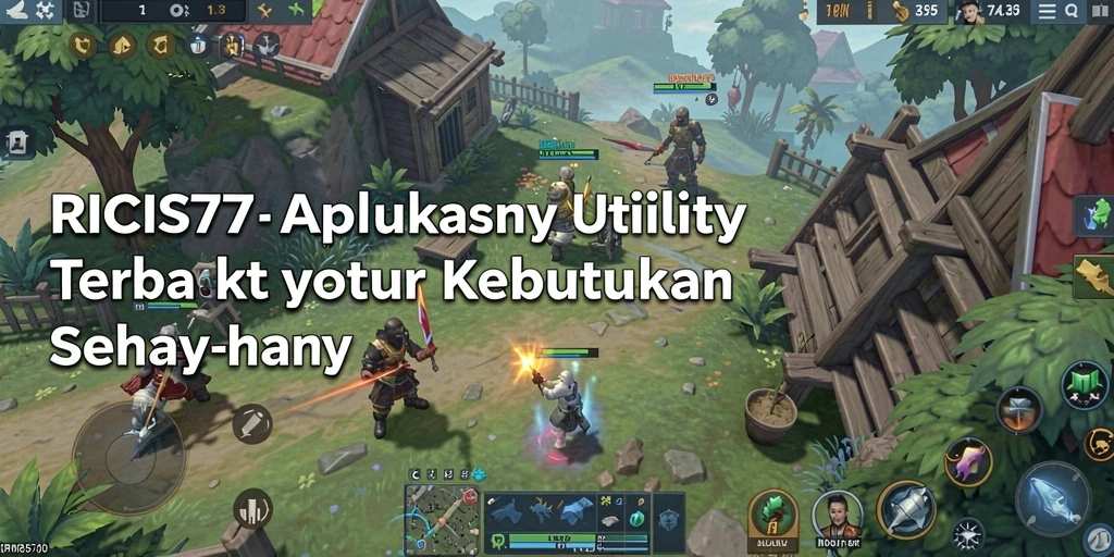 Tampilan antarmuka utama RICIS77 yang menarik dan fungsional.