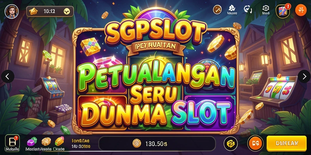 Tangkapan layar gameplay SGPSLOT yang menampilkan aksi petualangan menyenangkan.