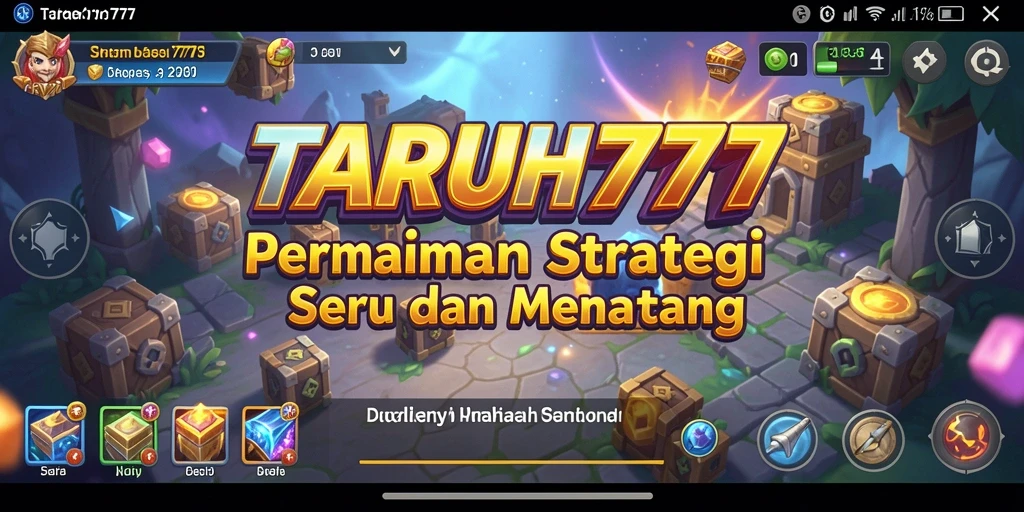 Tampilan gameplay menegangkan di TARUH777 dengan strategi yang mendebarkan.